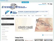 Tablet Screenshot of eyewearsteals.com